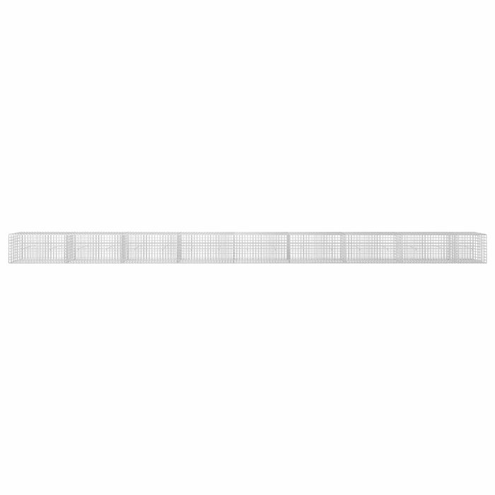 Gabion cu sârmă de 3,5 mm și plasă de 5x5 cm 850x30x50 cm WALTI