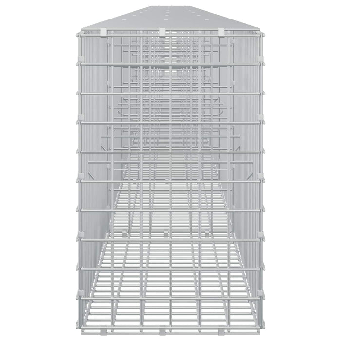 Gabion cu sârmă de 3,5 mm și plasă de 5x5 cm 850x30x50 cm WALTI