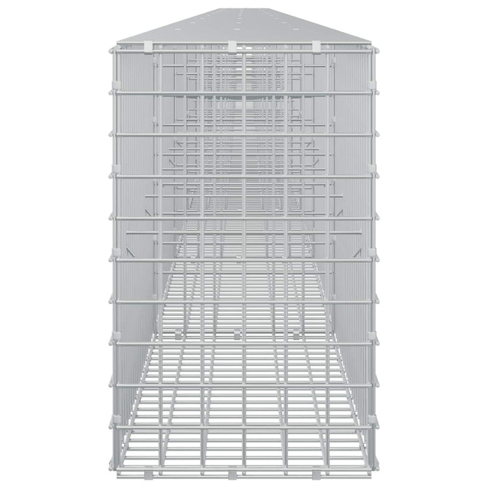 Gabion cu sârmă de 3,5 mm și plasă de 5x5 cm 1000x30x50 cm WALTI