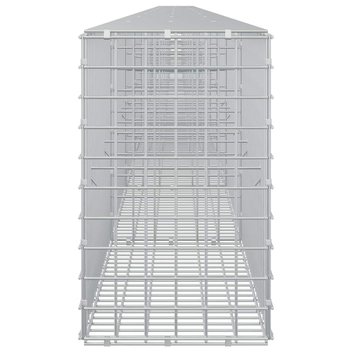 Gabion cu sârmă de 3,5 mm și plasă de 5x5 cm 1050x30x50 cm WALTI