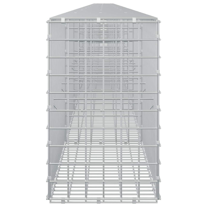 Gabion cu sârmă de 3,5 mm și plasă de 5x5 cm 1100x30x50 cm WALTI