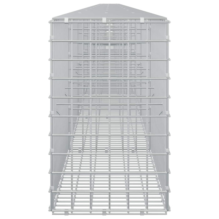 Gabion cu sârmă de 3,5 mm și plasă de 5x5 cm 1200x30x50 cm WALTI