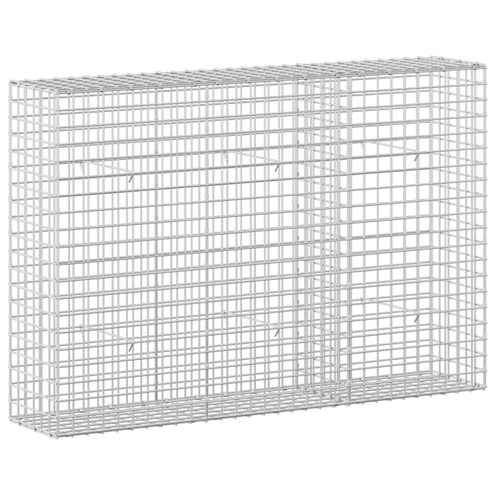 Gabion cu sârmă de 3,5 mm și plasă de 5x5 cm 150x30x100 cm WALTI