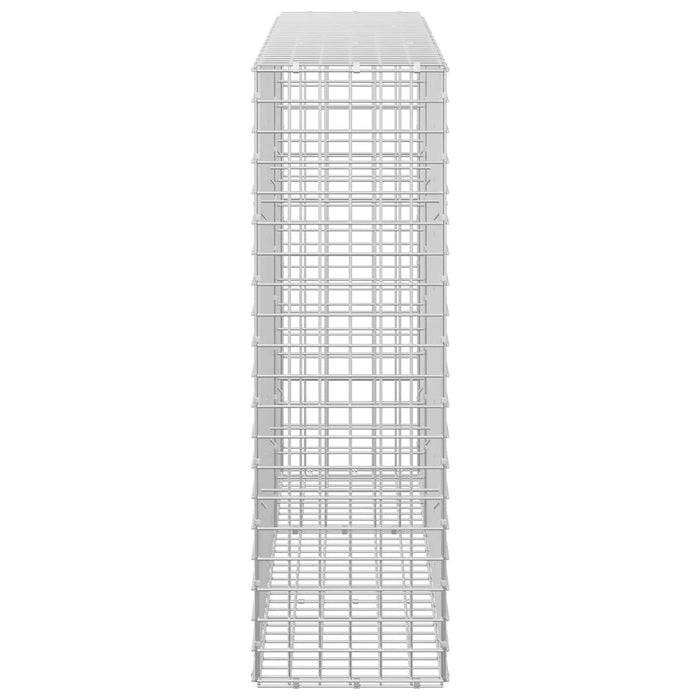 Gabion cu sârmă de 3,5 mm și plasă de 5x5 cm 150x30x100 cm WALTI