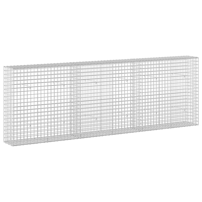 Gabion cu sârmă de 3,5 mm și plasă de 5x5 cm 300x30x100 cm WALTI