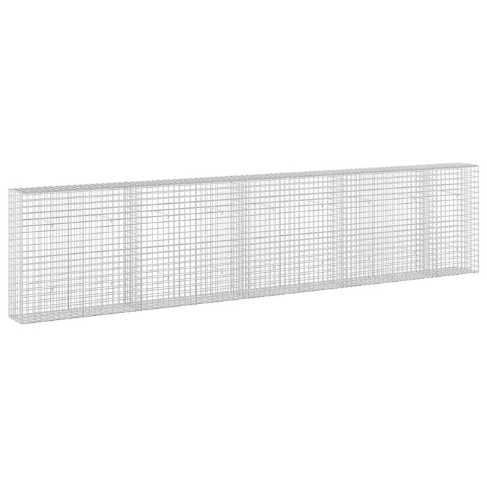 Gabion cu sârmă de 3,5 mm și plasă de 5x5 cm 450x30x100 cm WALTI