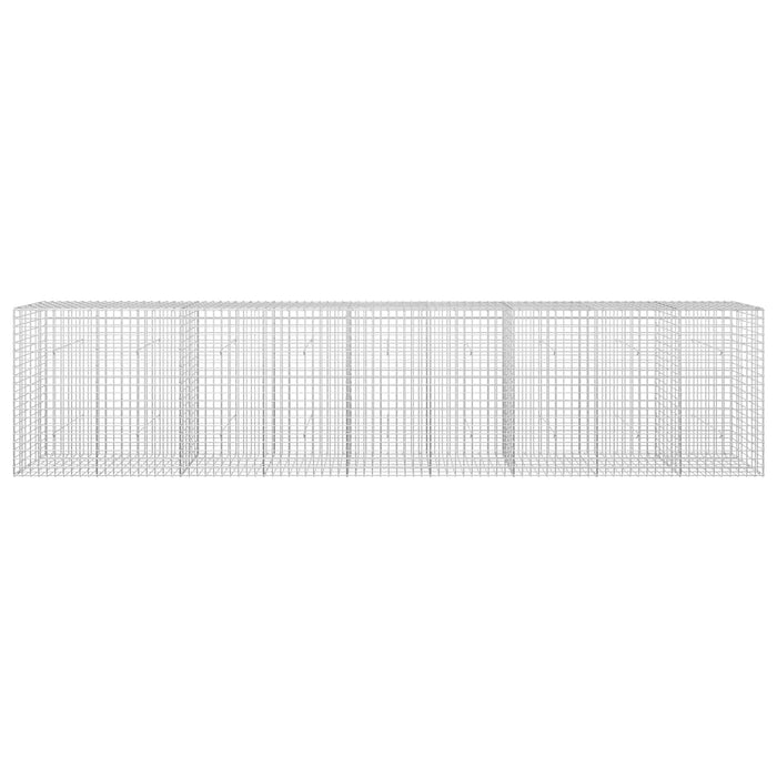 Gabion cu sârmă de 3,5 mm și plasă de 5x5 cm 450x30x100 cm WALTI