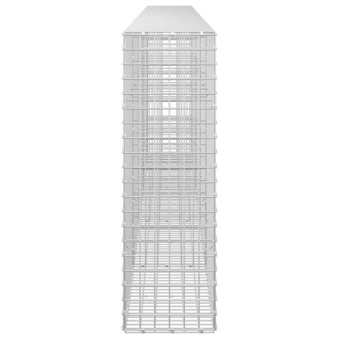 Gabion cu sârmă de 3,5 mm și plasă de 5x5 cm 450x30x100 cm WALTI