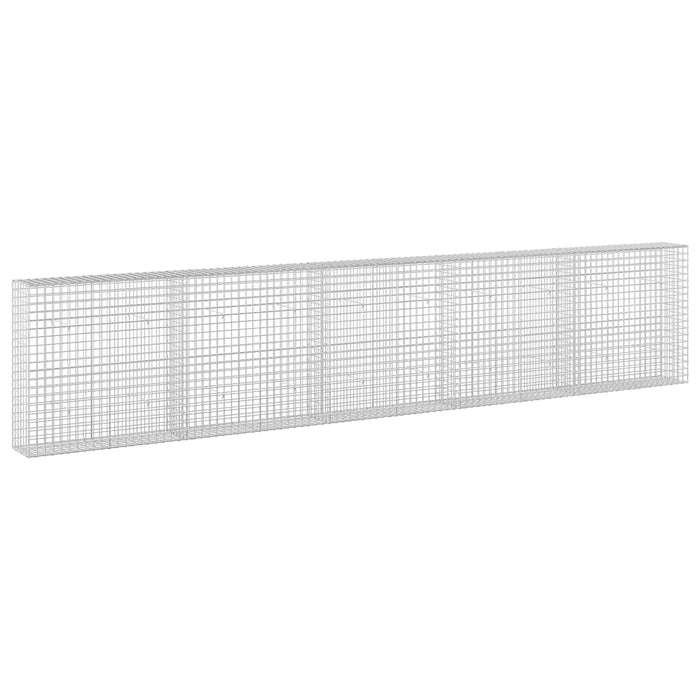 Gabion cu sârmă de 3,5 mm și plasă de 5x5 cm 500x30x100 cm WALTI