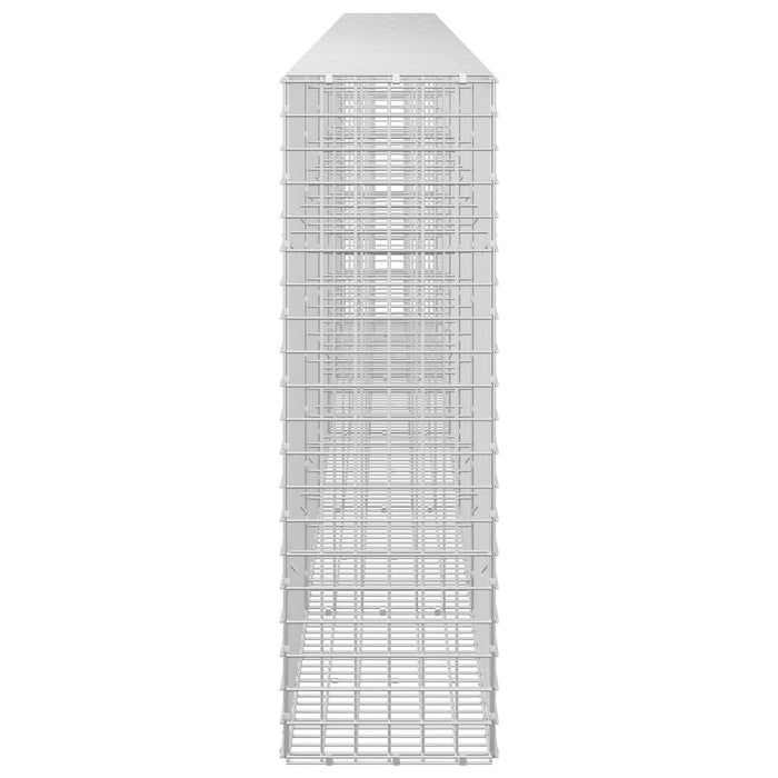 Gabion cu sârmă de 3,5 mm și plasă de 5x5 cm 550x30x100 cm WALTI