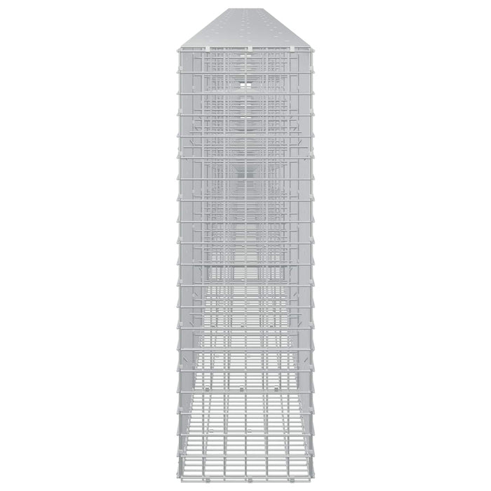 Gabion cu sârmă de 3,5 mm și plasă de 5x5 cm 1200x30x100 cm WALTI
