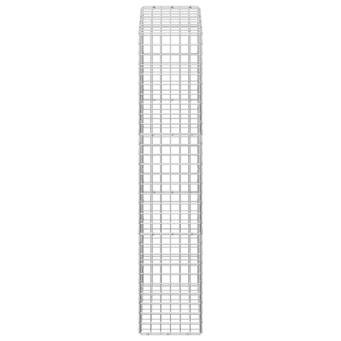 Gabion cu sârmă de 3,5 mm și plasă de 5x5 cm 50x30x150 cm WALTI