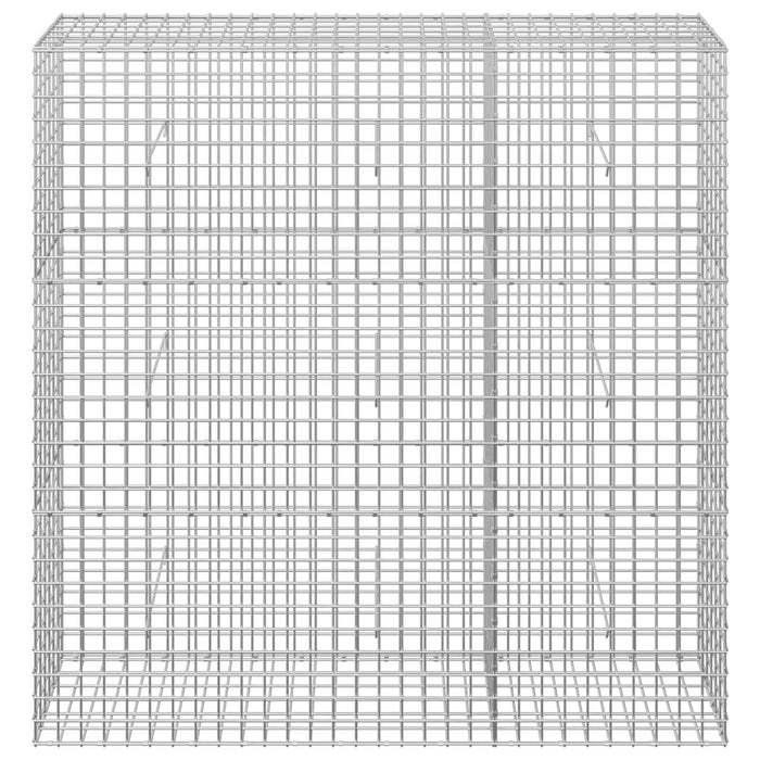 Gabion cu sârmă de 3,5 mm și plasă de 5x5 cm 150x30x150 cm WALTI
