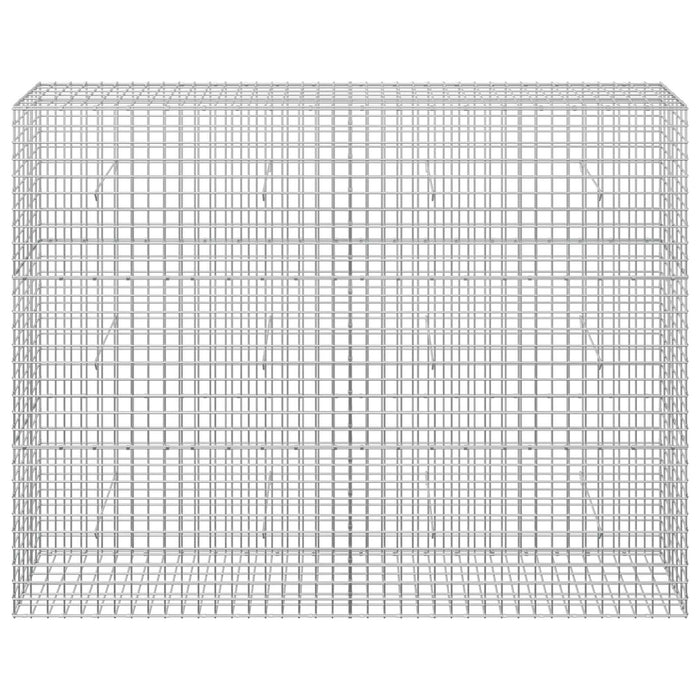 Gabion cu sârmă de 3,5 mm și plasă de 5x5 cm 200x30x150 cm WALTI