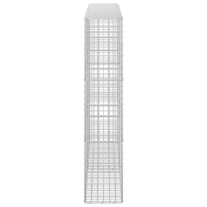 Gabion cu sârmă de 3,5 mm și plasă de 5x5 cm 200x30x150 cm WALTI