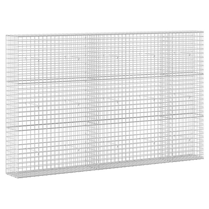Gabion cu sârmă de 3,5 mm și plasă de 5x5 cm 250x30x150 cm WALTI