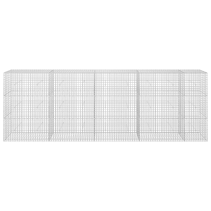 Gabion cu sârmă de 3,5 mm și plasă de 5x5 cm 450x30x150 cm WALTI