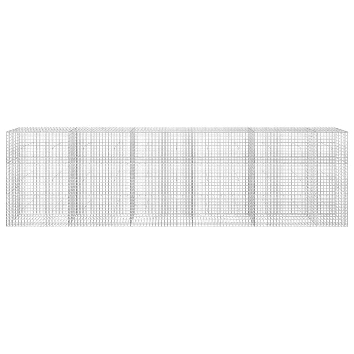 Gabion cu sârmă de 3,5 mm și plasă de 5x5 cm 550x30x150 cm WALTI