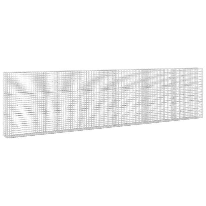 Gabion cu sârmă de 3,5 mm și plasă de 5x5 cm 600x30x150 cm WALTI