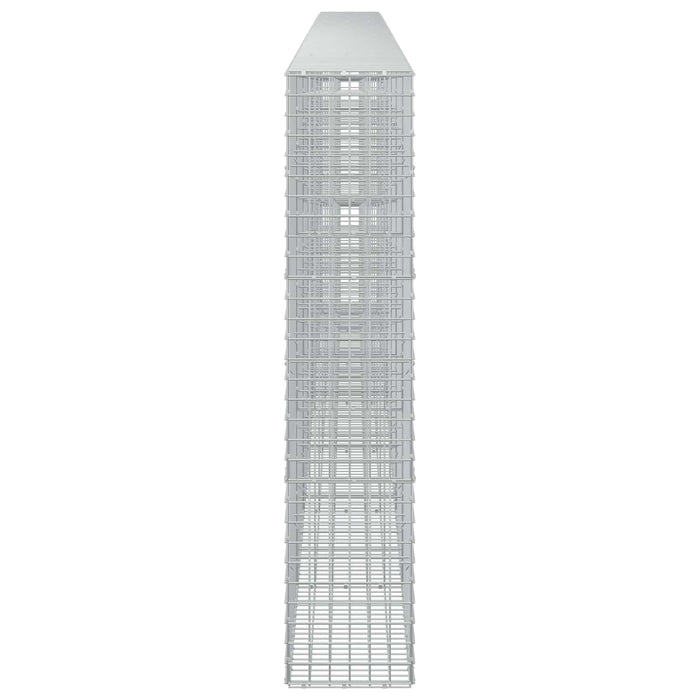 Gabion cu sârmă de 3,5 mm și plasă de 5x5 cm 700x30x150 cm WALTI