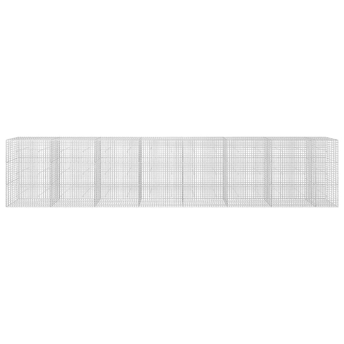 Gabion cu sârmă de 3,5 mm și plasă de 5x5 cm 750x30x150 cm WALTI