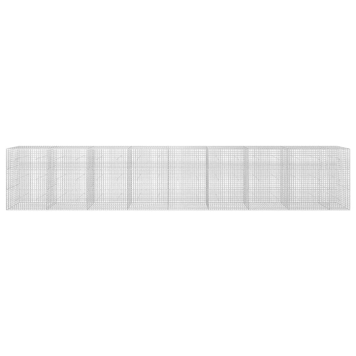 Gabion cu sârmă de 3,5 mm și plasă de 5x5 cm 850x30x150 cm WALTI