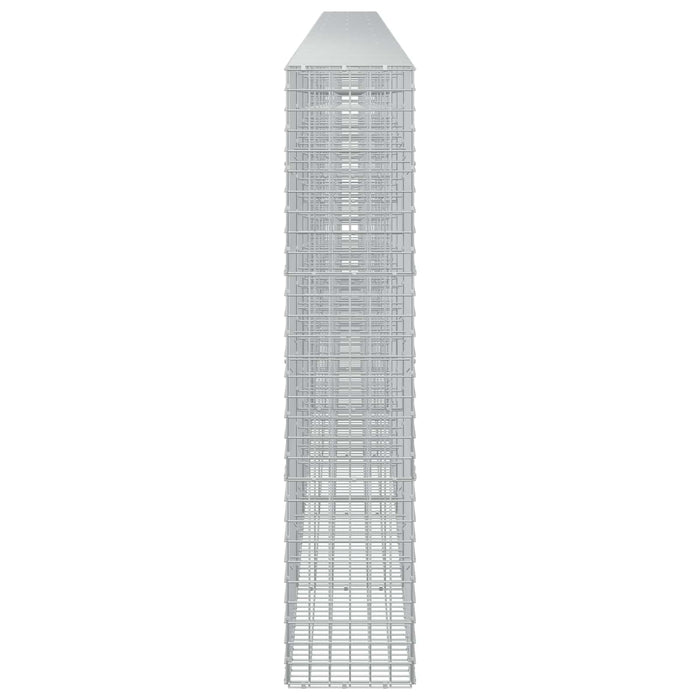Gabion cu sârmă de 3,5 mm și plasă de 5x5 cm 850x30x150 cm WALTI