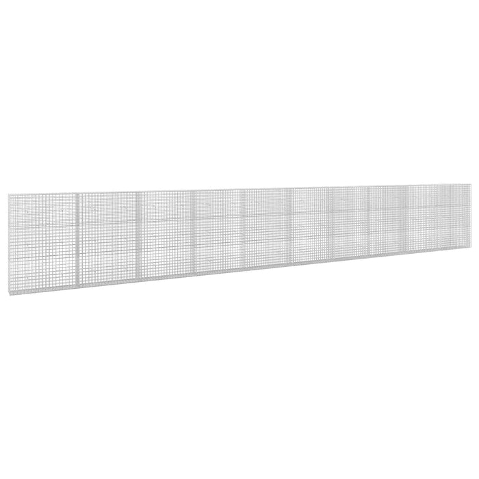 Gabion cu sârmă de 3,5 mm și plasă de 5x5 cm 950x30x150 cm WALTI