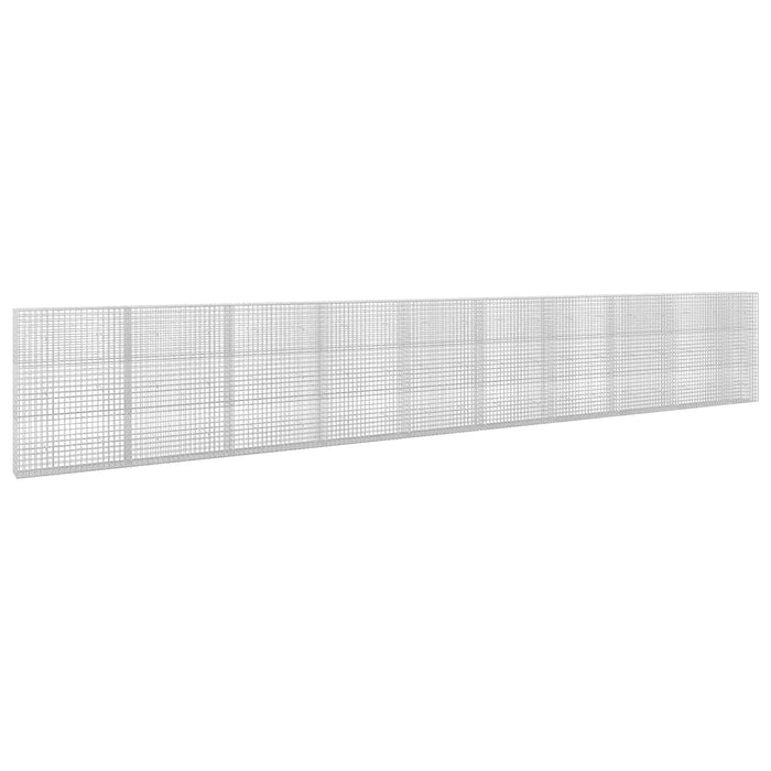 Gabion cu sârmă de 3,5 mm și plasă de 5x5 cm 1000x30x150 cm WALTI
