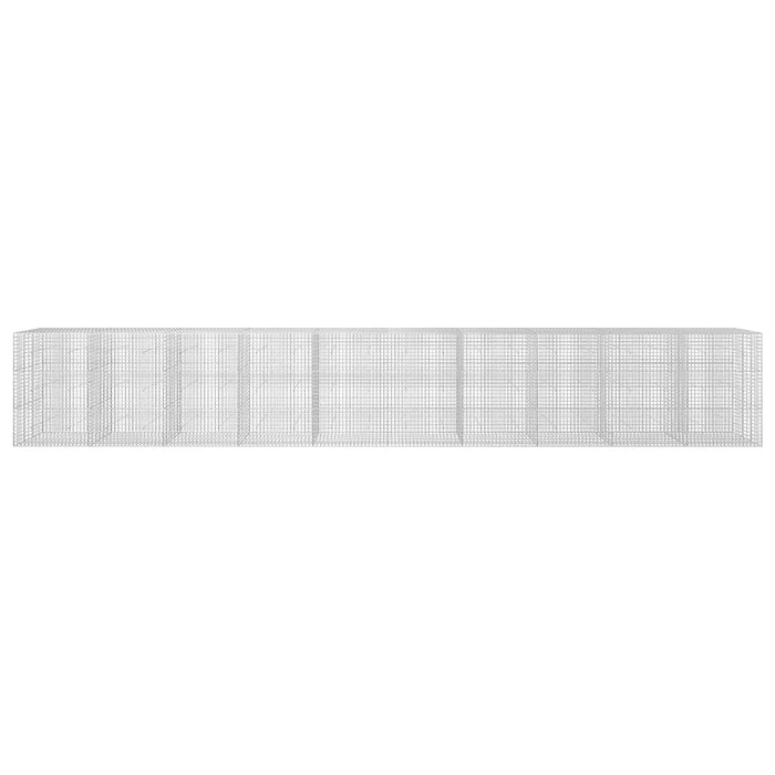 Gabion cu sârmă de 3,5 mm și plasă de 5x5 cm 1000x30x150 cm WALTI