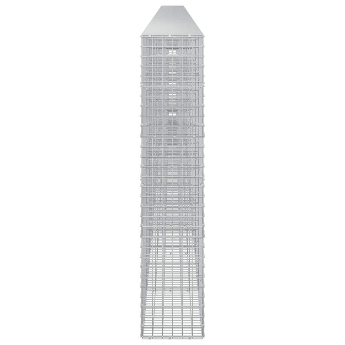 Gabion cu sârmă de 3,5 mm și plasă de 5x5 cm 1100x30x150 cm WALTI