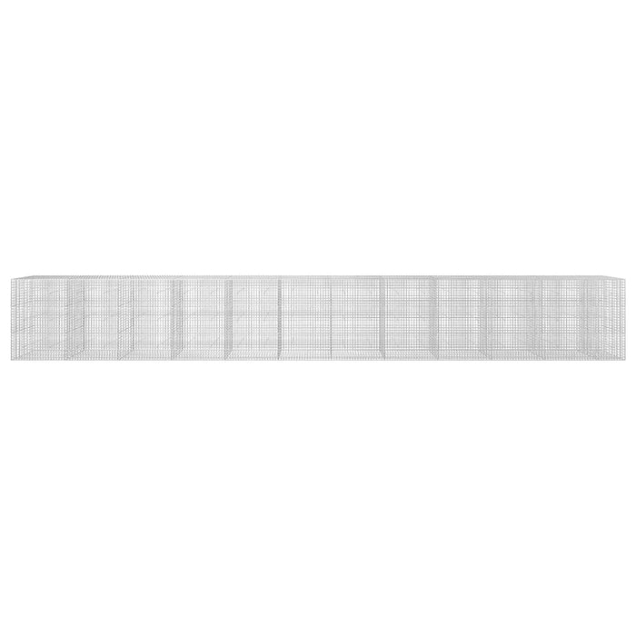 Gabion cu sârmă de 3,5 mm și plasă de 5x5 cm 1150x30x150 cm WALTI