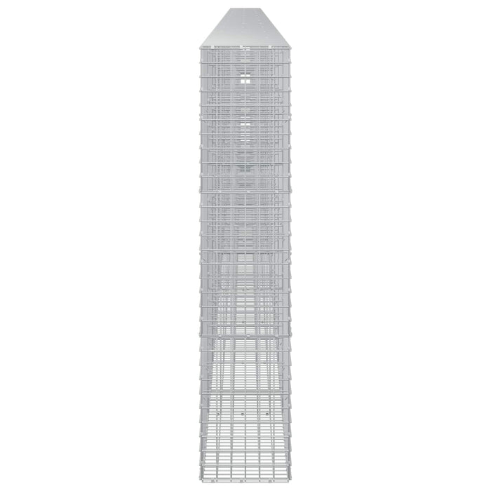 Gabion cu sârmă de 3,5 mm și plasă de 5x5 cm 1200x30x150 cm WALTI