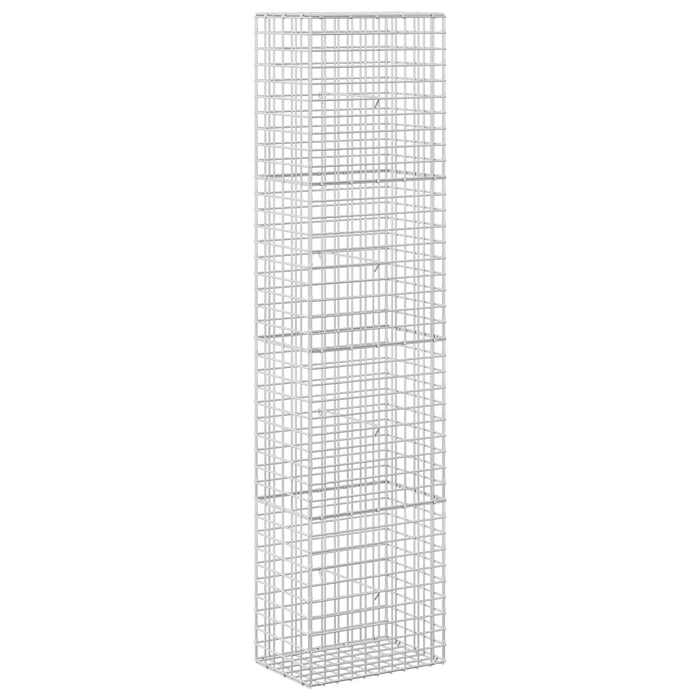 Gabion cu sârmă de 3,5 mm și plasă de 5x5 cm 50x30x200 cm WALTI