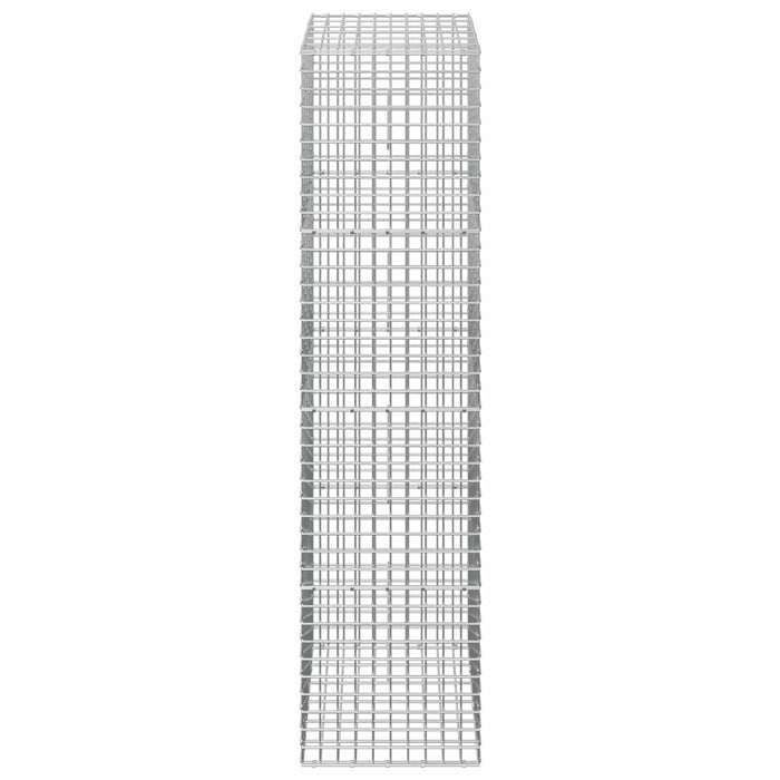 Gabion cu sârmă de 3,5 mm și plasă de 5x5 cm 50x30x200 cm WALTI
