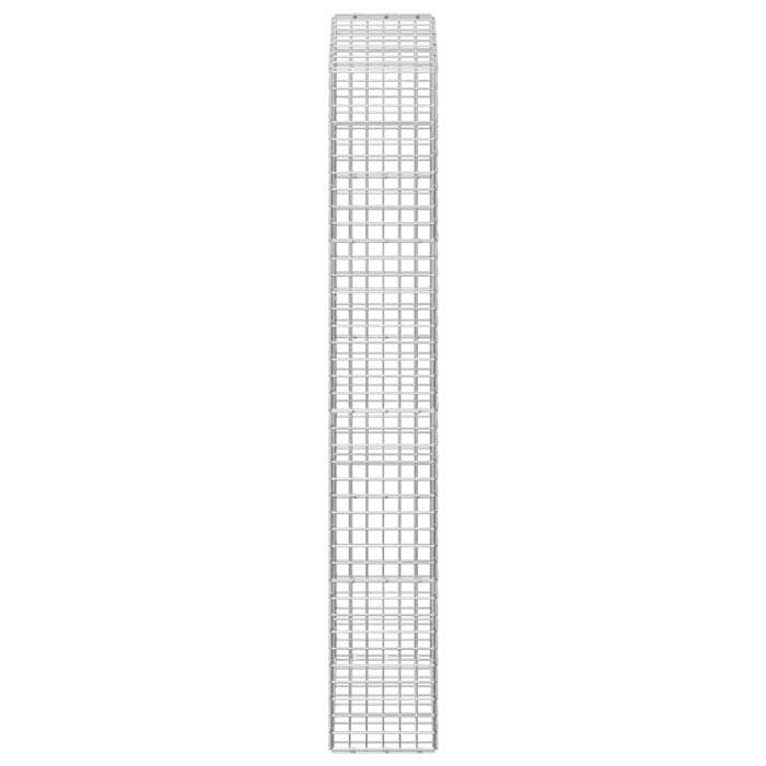 Gabion cu sârmă de 3,5 mm și plasă de 5x5 cm 50x30x200 cm WALTI
