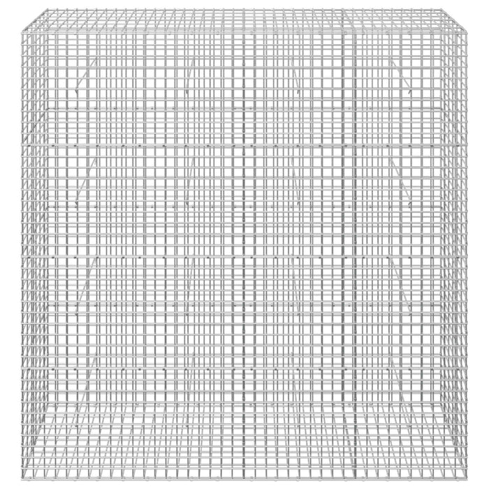 Gabion cu sârmă de 3,5 mm și plasă de 5x5 cm 200x30x200 cm WALTI