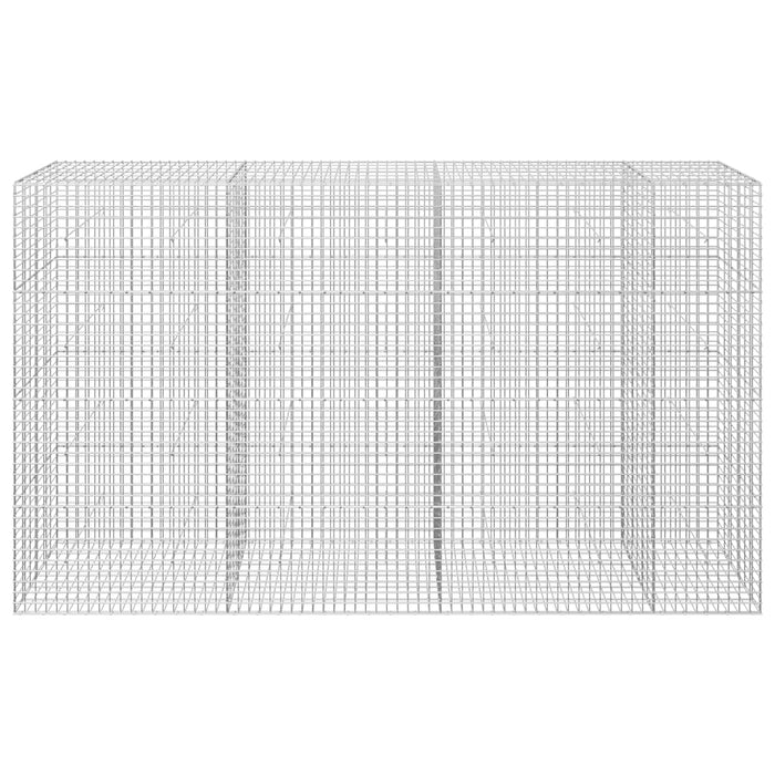 Gabion cu sârmă de 3,5 mm și plasă de 5x5 cm 350x30x200 cm WALTI