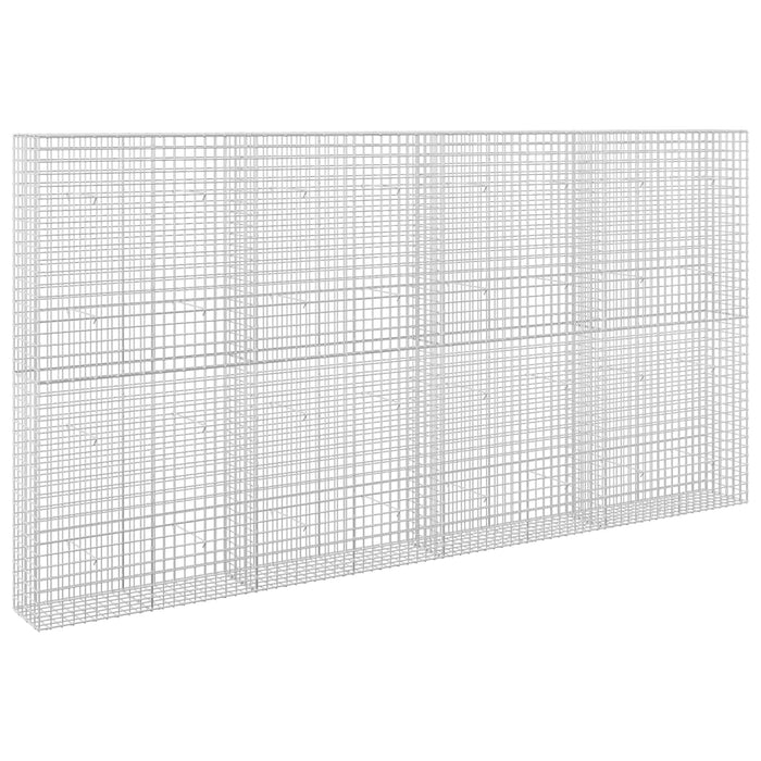 Gabion cu sârmă de 3,5 mm și plasă de 5x5 cm 400x30x200 cm WALTI