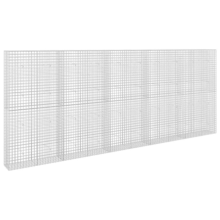 Gabion cu sârmă de 3,5 mm și plasă de 5x5 cm 500x30x200 cm WALTI