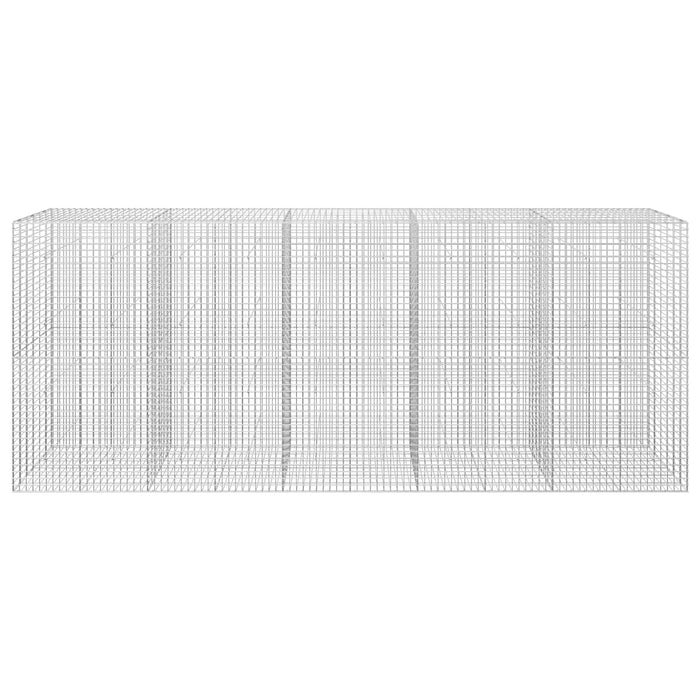 Gabion cu sârmă de 3,5 mm și plasă de 5x5 cm 500x30x200 cm WALTI