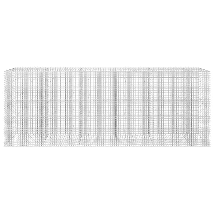 Gabion cu sârmă de 3,5 mm și plasă de 5x5 cm 550x30x200 cm WALTI
