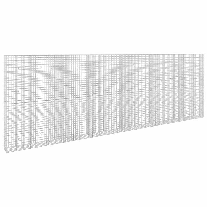 Gabion cu sârmă de 3,5 mm și plasă de 5x5 cm 600x30x200 cm WALTI