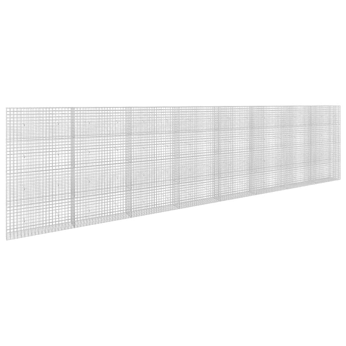 Gabion cu sârmă de 3,5 mm și plasă de 5x5 cm 800x30x200 cm WALTI