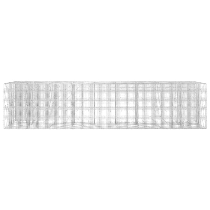 Gabion cu sârmă de 3,5 mm și plasă de 5x5 cm 900x30x200 cm - WALTI WALTI