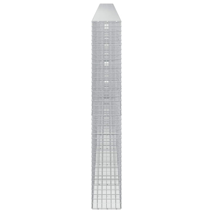 Gabion cu sârmă de 3,5 mm și plasă de 5x5 cm 950x30x200 cm WALTI