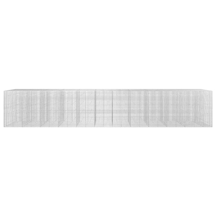 Gabion cu sârmă de 3,5 mm și plasă de 5x5 cm 1150x30x200 cm WALTI