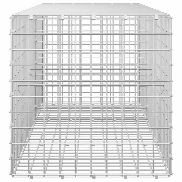 Gabion cu sârmă de 3,5 mm și plasă de 5x5 cm 150x50x50 cm WALTI