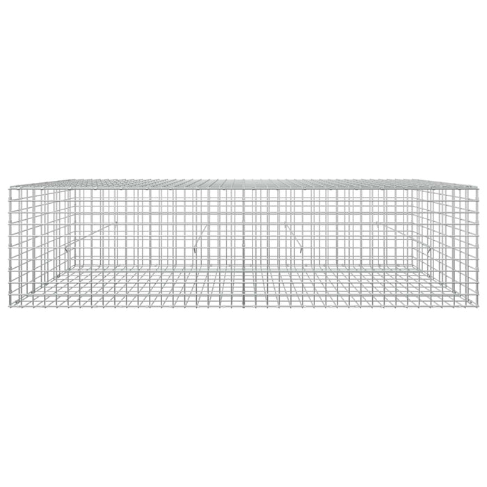 Gabion cu sârmă de 3,5 mm și plasă de 5x5 cm 200x50x50 cm WALTI