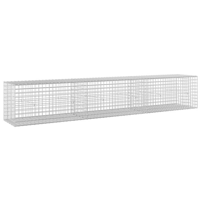 Gabion cu sârmă de 3,5 mm și plasă de 5x5 cm 300x50x50 cm WALTI